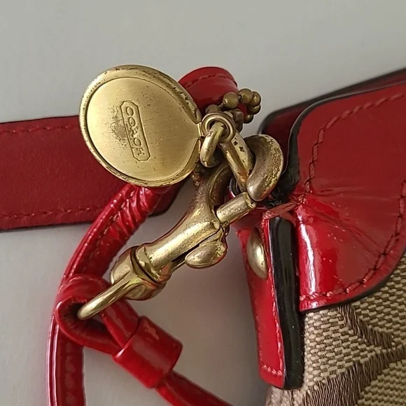 Coach Red Purse - Picture 3 of 6